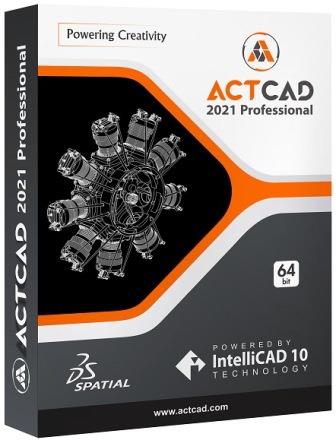 картинка ActCAD 2021 Professional (Network Floating License) от Софтсервис24
