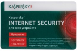 картинка Kaspersky Internet Security Multi-Device Russian Edition. 5-Device 1 year Renewal Card [KL1941ROEFR] от Софтсервис24