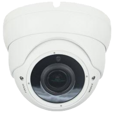 картинка Мультиформатная AHD/TVI/CVI/960H видеокамера AlfaVision - AV-AD502V-IR - 5Мп антивандальная купольная , объектив варифокальный f=2,8-12мм, ИК - 30м 