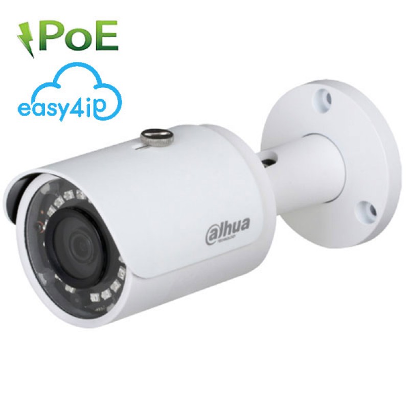 картинка IP видеокамера Dahua - DH-IPC-HFW1230SP-0280B - 2Мп уличная цилиндрическая, объектив фиксированный f=3,6/2,8мм, ИК - 30м 