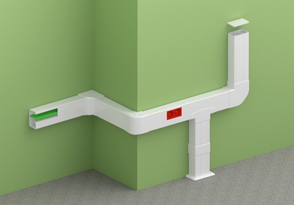 картинка Монтаж кабель-канала на стену (пог.м) в Софтсервис24