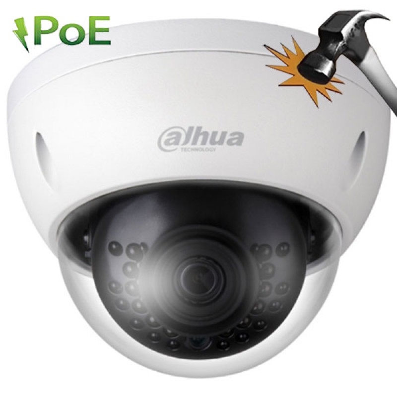 картинка IP видеокамера Dahua - DH-IPC-HDBW1431EP-S-0360B - 4Мп уличная купольная, объектив фиксированный f=2,8/3,6мм, ИК - 30м 