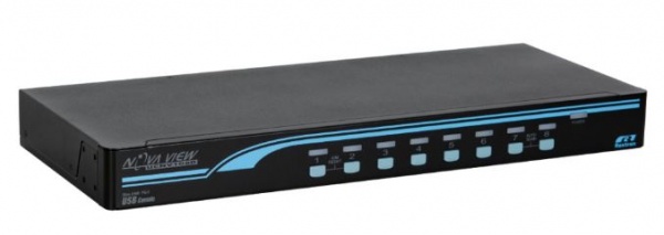 картинка KVM переключатель REXTRON стоечный (19") 16 портовый, USB(1 в 2) или PS/2(1 в 3), консоль VGA+USB, кабель и крепление в стойку 19" в комплекте [UCNV116DRBC] 