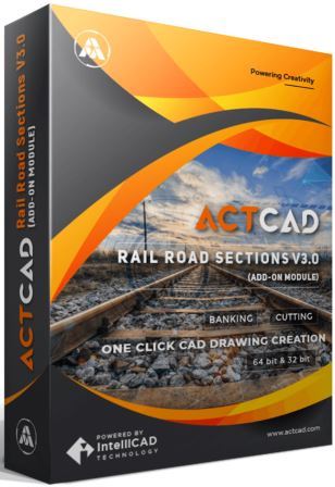 картинка ActCAD Rail Road Sections V3.0 от Софтсервис24